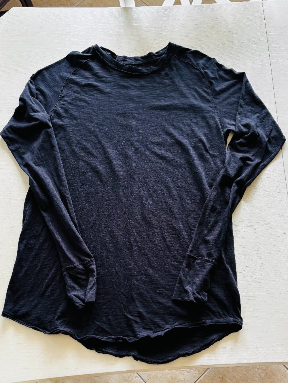 We The Free by Free People Extra Long Womens Top - Black - Size M
